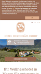 Mobile Screenshot of hotel-burggraeflerhof.com